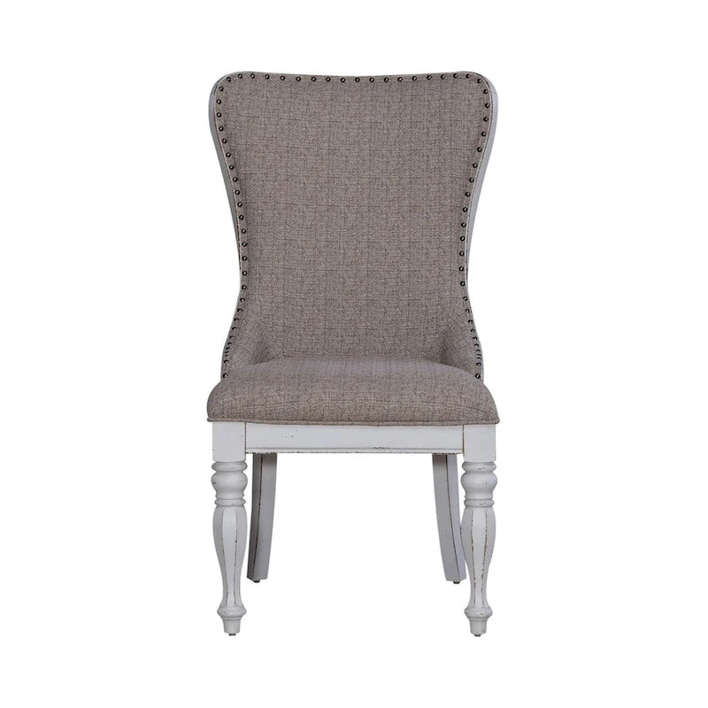 Magnolia Manor Upholstered Wing Back Side Chair (Set of 2)