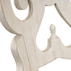 Farmhouse Reimagined Antique White 5 Piece Pedestal Table Set