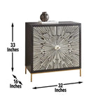 Steve Silver Avon 2-door Sunburst Accent Cabinet