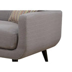 Crystal Grey 3-Piece Living Room Sofa Set