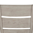 Farmhouse Reimagined Antique White Opt 6 Piece Trestle Table Set