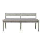 Farmhouse Reimagined Antique White Opt 6 Piece Trestle Table Set