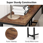 70.9 inch Extra Long Console Table Behind Sofa Couch, Narrow Entryway Table