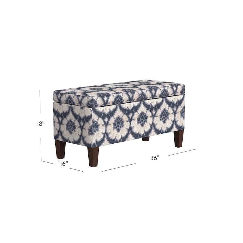 Panca contenitore decorativa Holman di Porch & Den