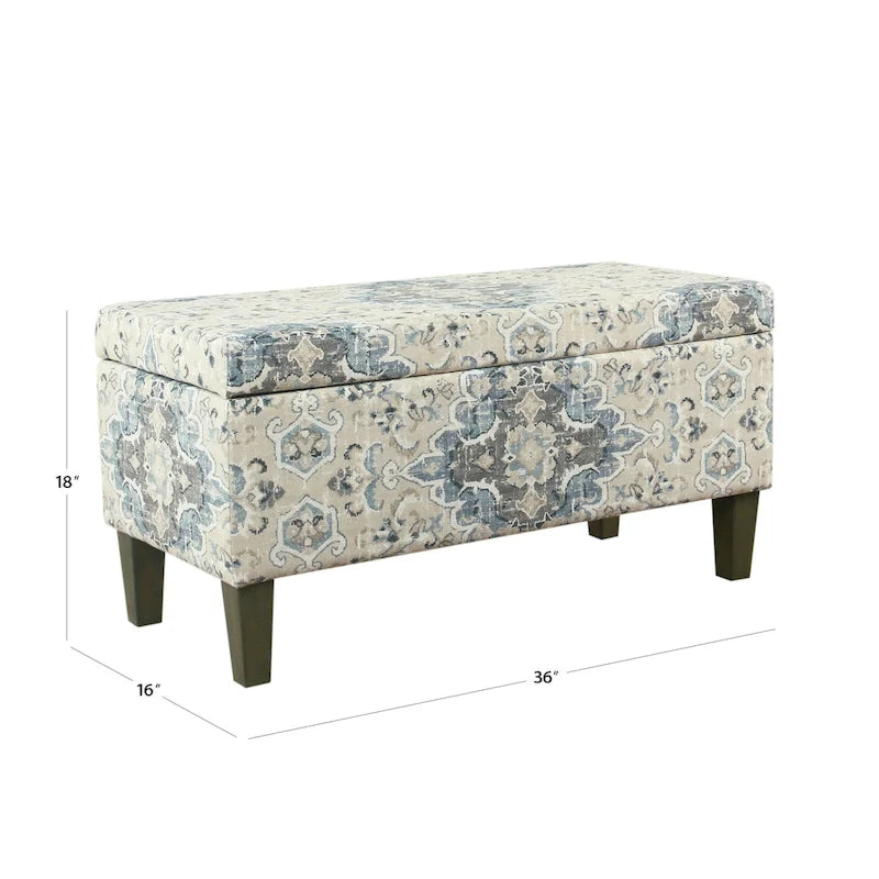 Panca contenitore decorativa Holman di Porch & Den