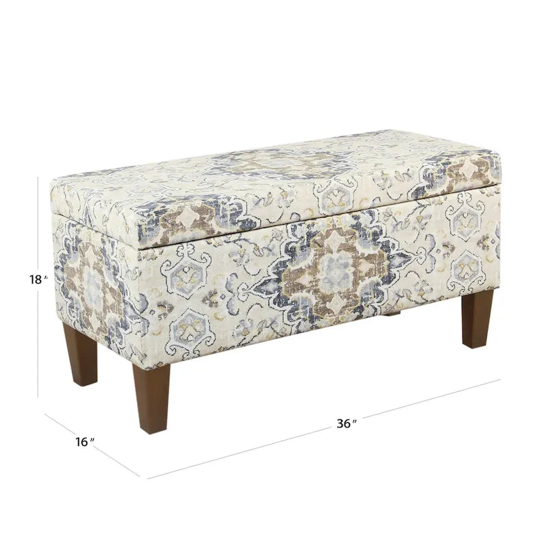 Panca contenitore decorativa Holman di Porch & Den