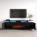 Meble Furniture Eva Modern TV Stand with Electric Fireplace