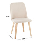 Carson Carrington Vallberga Upholstered Dining Chair - Set of 2
