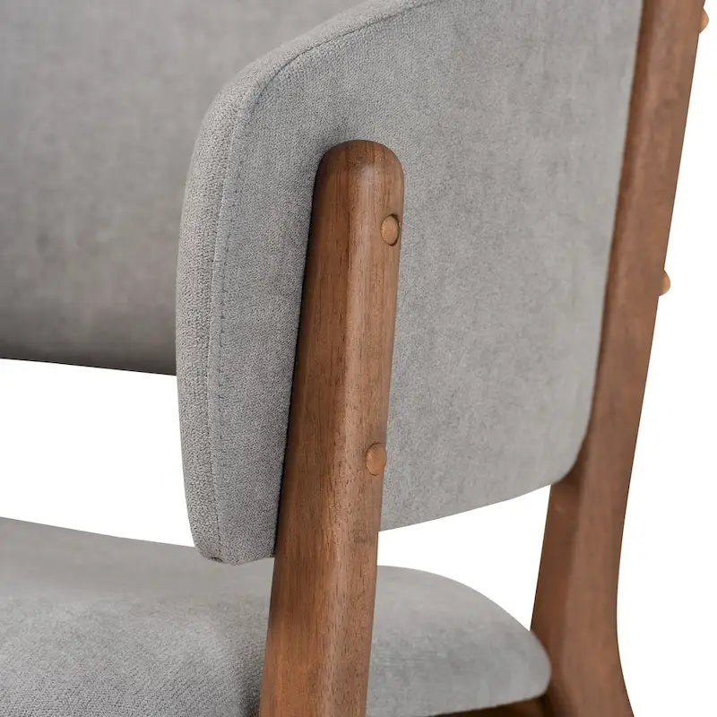 Baron Mid-Century Modern 2-Piece Living Room Accent Chair Set