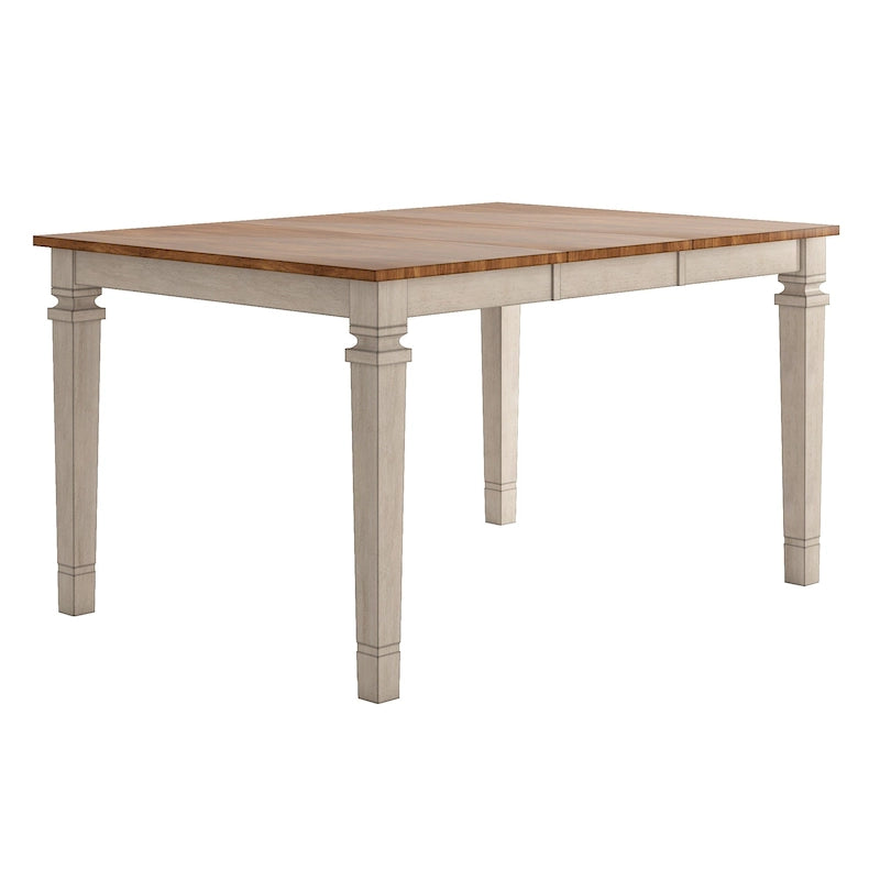 Tavolo da pranzo Elena in legno ad altezza bancone di iNSPIRE Q Classic