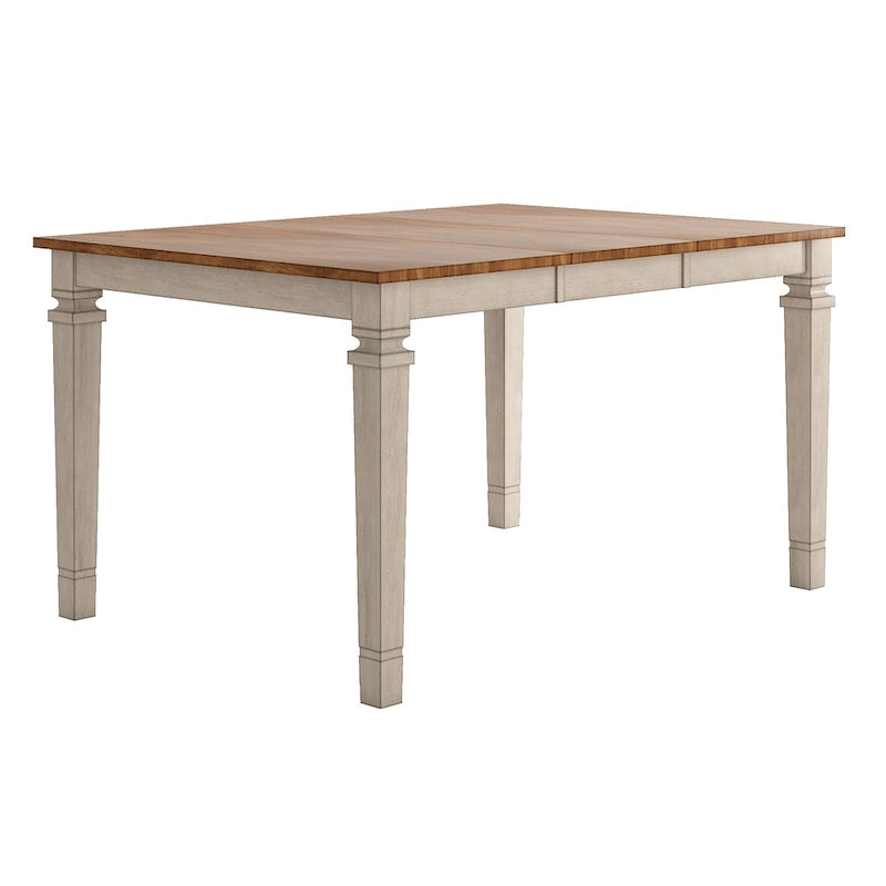 Tavolo da pranzo Elena in legno ad altezza bancone di iNSPIRE Q Classic