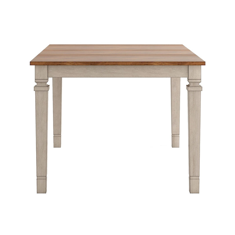 Tavolo da pranzo Elena in legno ad altezza bancone di iNSPIRE Q Classic