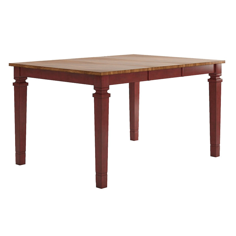 Tavolo da pranzo Elena in legno ad altezza bancone di iNSPIRE Q Classic