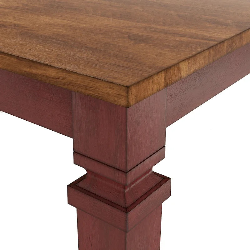 Tavolo da pranzo Elena in legno ad altezza bancone di iNSPIRE Q Classic