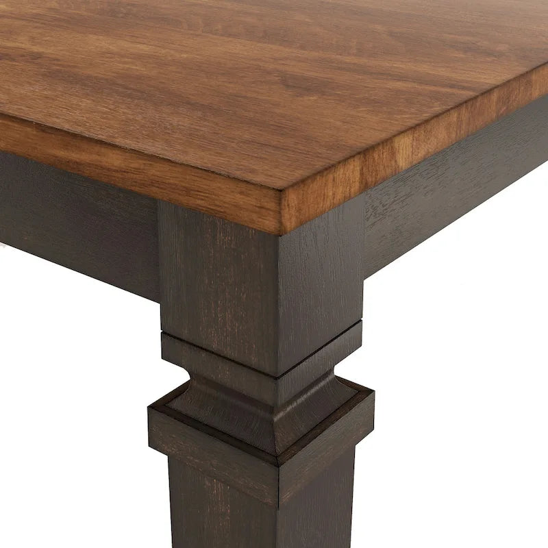 Tavolo da pranzo Elena in legno ad altezza bancone di iNSPIRE Q Classic