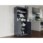 100% Solid Wood 32 Kitchen Pantry Cabinet with 2 Doors by Palace Imports