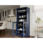 100% Solid Wood 32 Kitchen Pantry Cabinet with 2 Doors by Palace Imports
