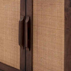 Spence Wooden Bar Cabinet with Marble Top