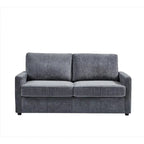 Manchester Corduroy 70 inch Square Arms Sleeper Sofa with Mattress