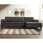 Divano angolare a 2 pezzi con chaise longue Signature Design by Ashley Nokomis