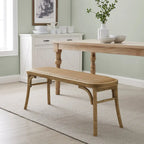 Bernsley Bentwood Rattan Dining Bench