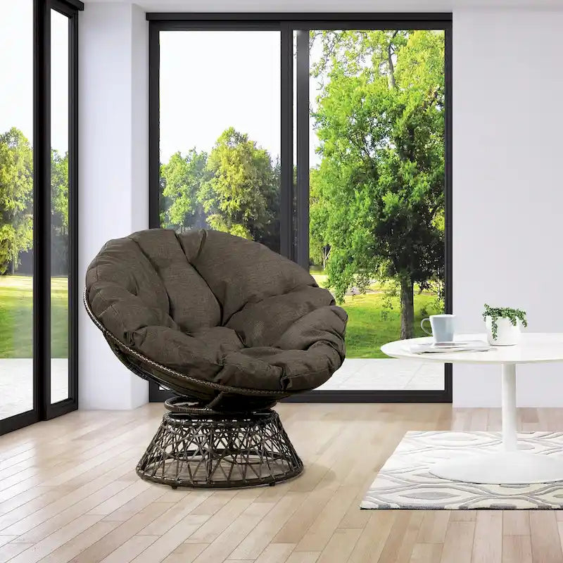 Poltrona Papasan in Vimini Intrecciato Avoca The Curated Nomad