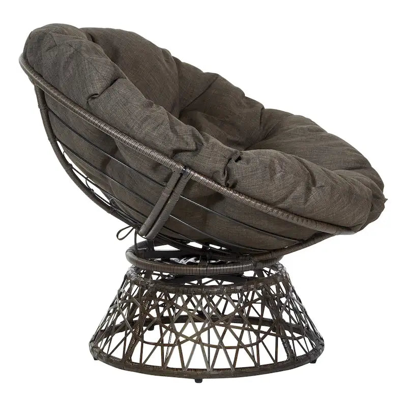 Poltrona Papasan in Vimini Intrecciato Avoca The Curated Nomad