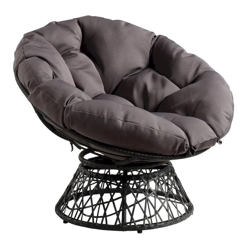 Poltrona Papasan in Vimini Intrecciato Avoca The Curated Nomad