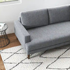 Divano sezionale angolare in tessuto Harman Modern Living Room
