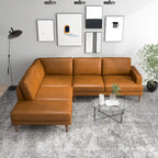 Divano sezionale angolare in tessuto Harman Modern Living Room