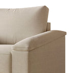 CraftPorch Simple Style Linen Upholstered Sofa