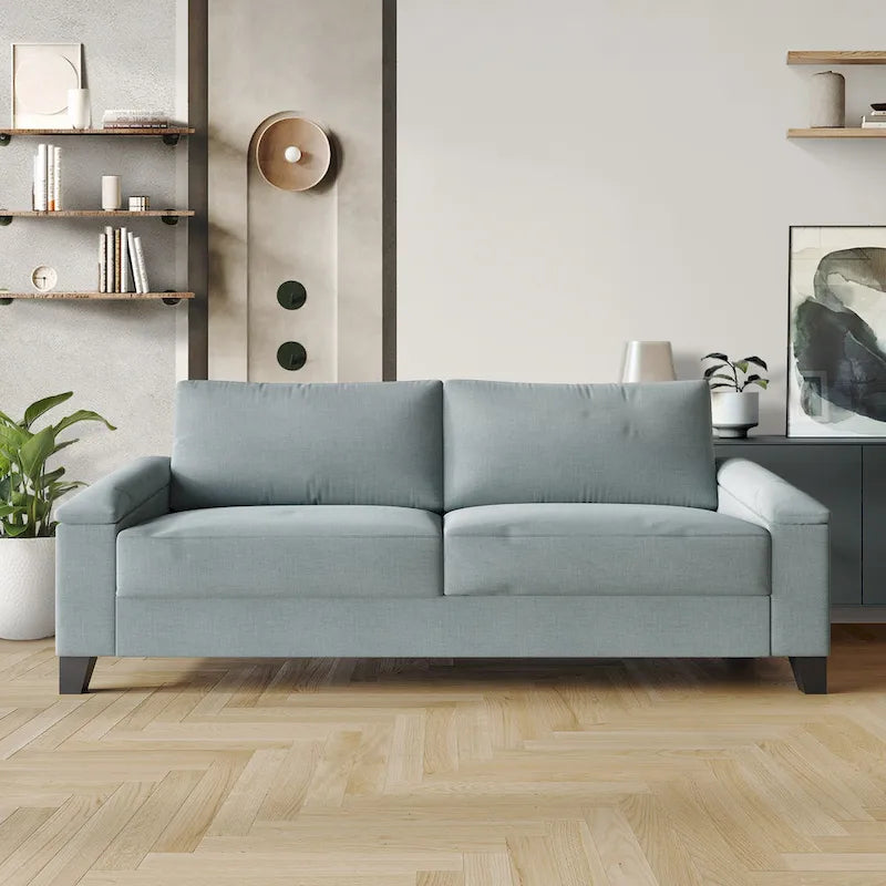 CraftPorch Simple Style Linen Upholstered Sofa