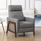 Poltrona reclinabile Vinton Push Back in tessuto tecnico di Greyson Living