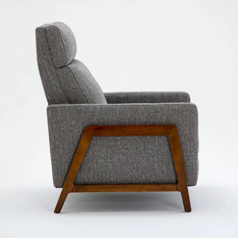 Poltrona reclinabile Vinton Push Back in tessuto tecnico di Greyson Living