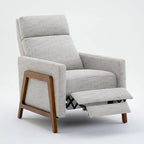 Poltrona reclinabile Vinton Push Back in tessuto tecnico di Greyson Living