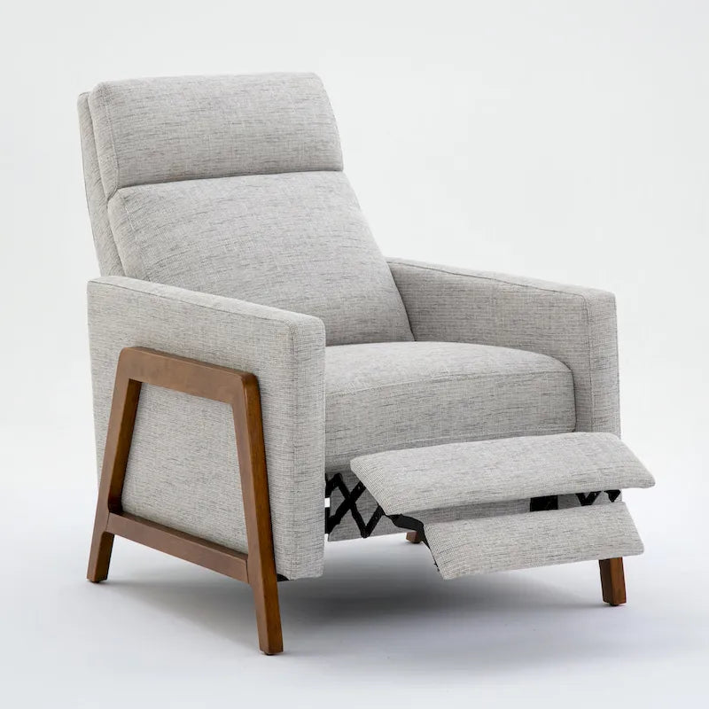 Poltrona reclinabile Vinton Push Back in tessuto tecnico di Greyson Living