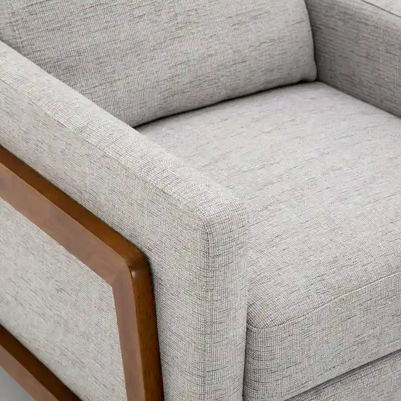 Poltrona reclinabile Vinton Push Back in tessuto tecnico di Greyson Living