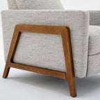 Poltrona reclinabile Vinton Push Back in tessuto tecnico di Greyson Living