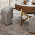 Modern Coffee Table, Lifting-top Round Coffee Table with Storage, Sintered Stone Top, Carbon Steel Legs