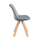 Porthos Home Poppy Dining Chairs Set of 2, Velvet and Beechwood
