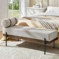 Damacio Entryway Bench with Removable Pillow