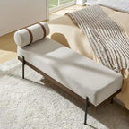 Damacio Entryway Bench with Removable Pillow