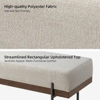 Damacio Entryway Bench with Removable Pillow