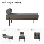Damacio Entryway Bench with Removable Pillow