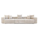 142 Contemporary Corduroy Sectional Sofa Classic Deep Couch