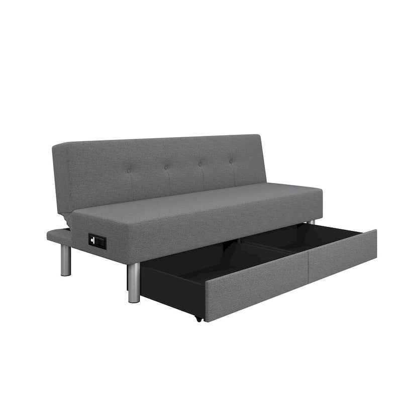 Serta Wilton Dream Convertible Sleeper Sofa with by iLounge