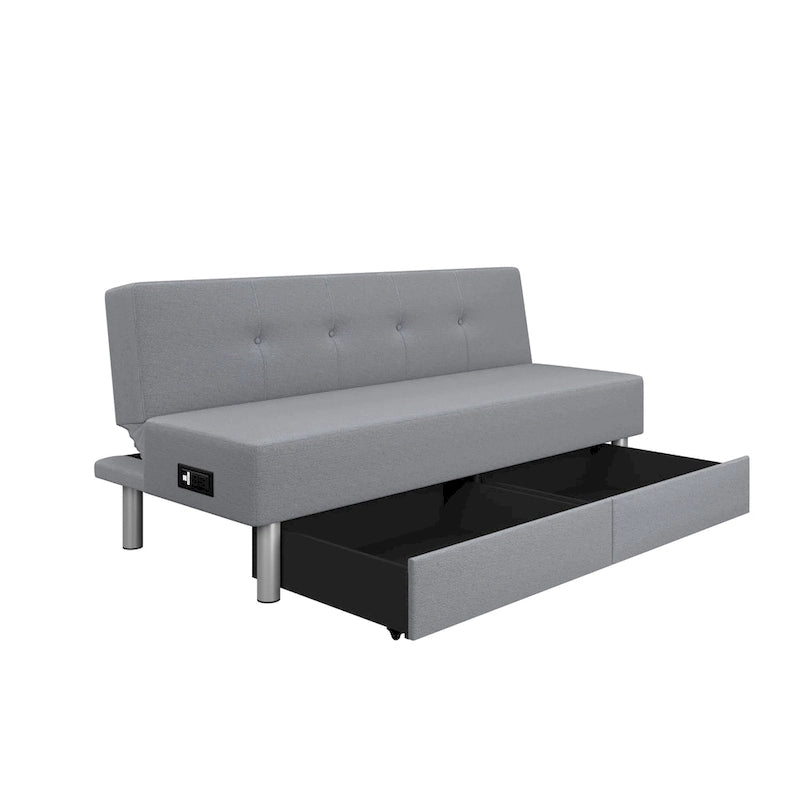Serta Wilton Dream Convertible Sleeper Sofa with by iLounge