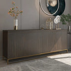 Mobile accentato in legno a 4 ante Clihome Furniture