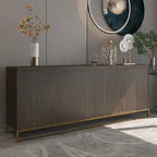 Mobile accentato in legno a 4 ante Clihome Furniture