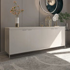 Mobile accentato in legno a 4 ante Clihome Furniture
